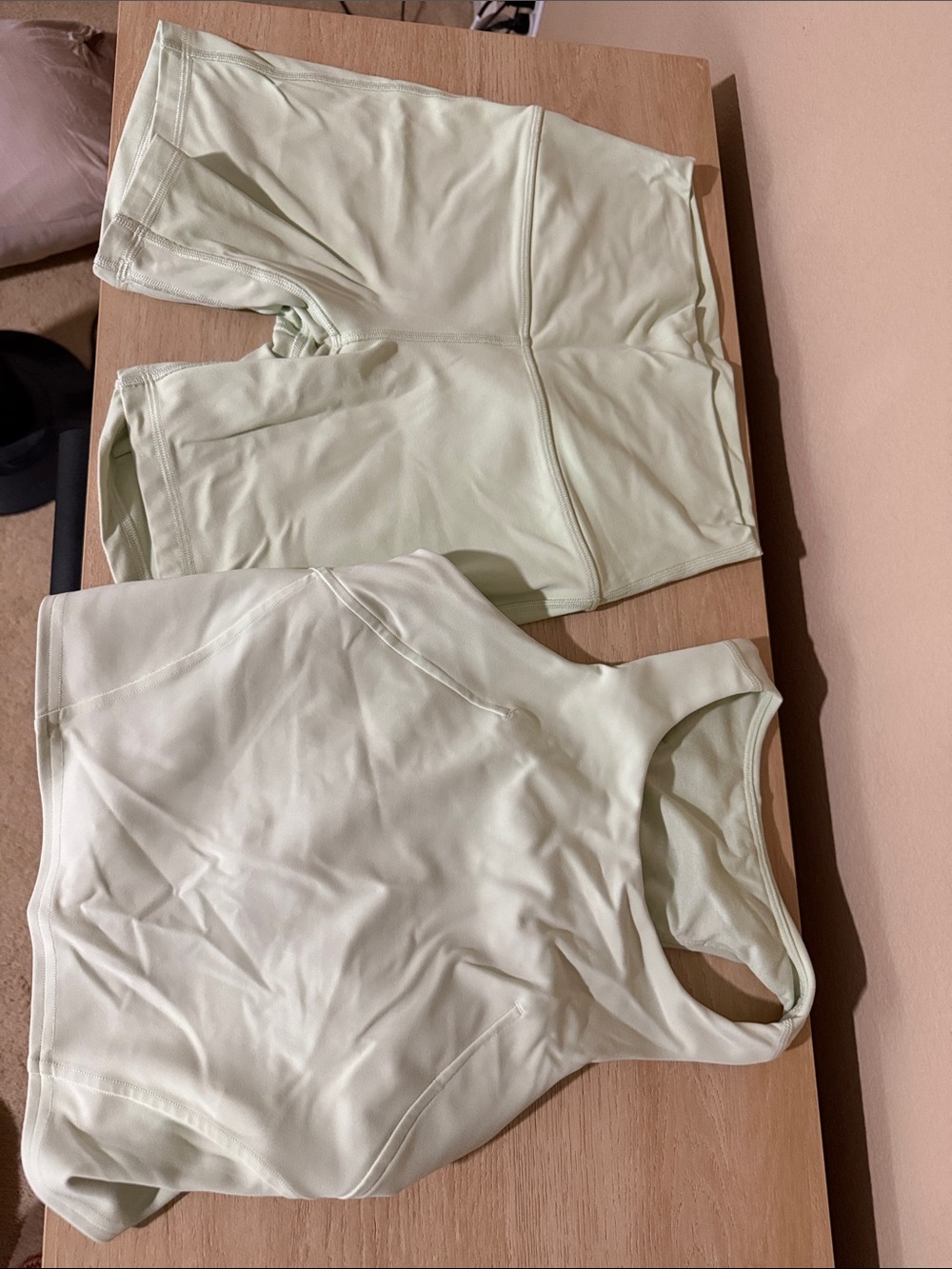 Lululemon biker short & tank set